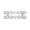 Neil Lane Diamond Enhancer Ring 3/4 ct tw Round & Marquise-cut 14K White Gold