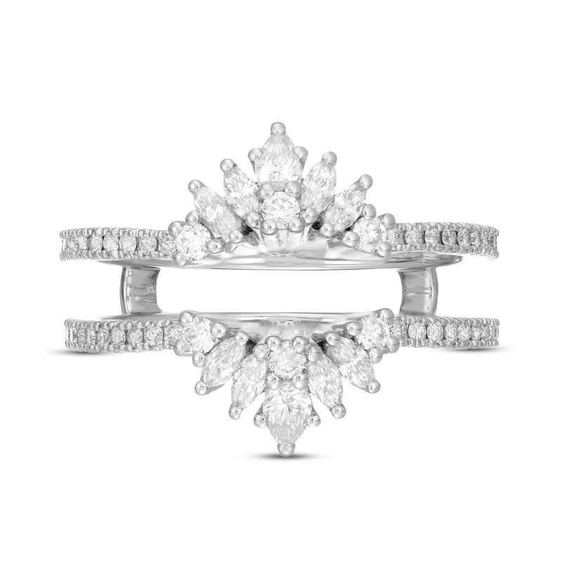 Main Image 3 of Neil Lane Diamond Enhancer Ring 3/4 ct tw Round, Marquise & Pear-Shaped 14K White Gold