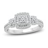 Diamond Promise Ring 1/2 ct tw Round-cut 10K White Gold