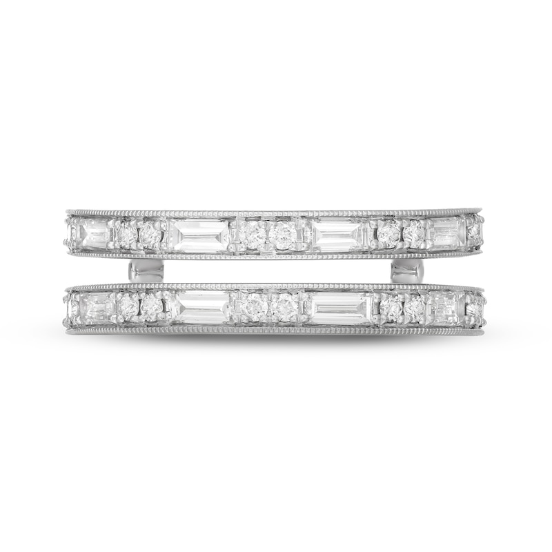 Main Image 3 of Neil Lane Diamond Enhancer Ring 1 ct tw Round & Baguette-cut 14K White Gold