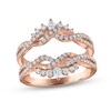Thumbnail Image 0 of Diamond Enhancer Ring 3/4 ct tw Round-cut 14K Rose Gold