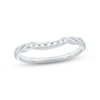 Diamond Enhancer Ring 1/10 ct tw Round-cut 14K White Gold