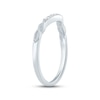 Diamond Enhancer Ring 1/10 ct tw Round-cut 14K White Gold