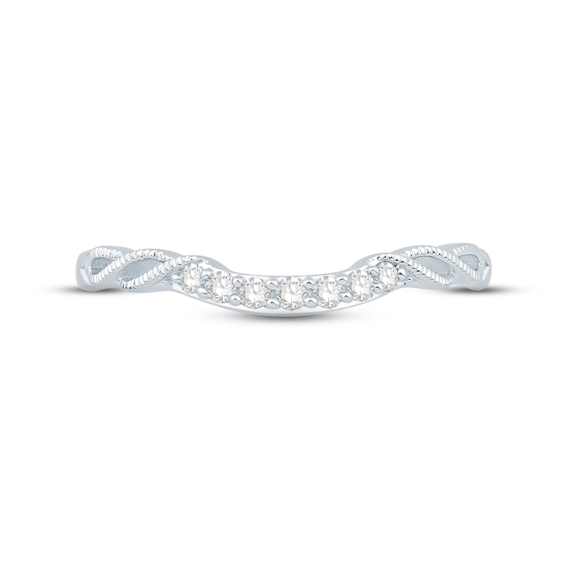Main Image 3 of Diamond Enhancer Ring 1/10 ct tw Round-cut 14K White Gold