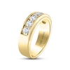 Thumbnail Image 1 of Men's THE LEO Diamond Wedding Band 1-1/2 ct tw Round-cut 14K Yellow Gold