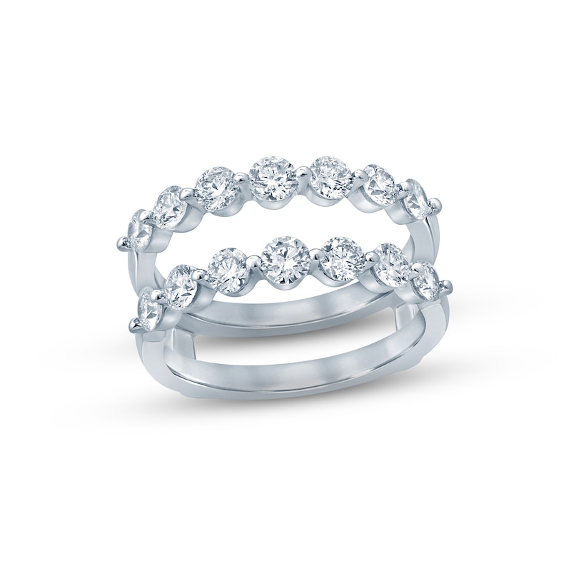 Main Image 1 of Now + Forever Diamond Enhancer Ring 1-1/2 ct tw Round-cut 14K White Gold