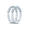 Thumbnail Image 2 of Now + Forever Diamond Enhancer Ring 1-1/2 ct tw Round-cut 14K White Gold