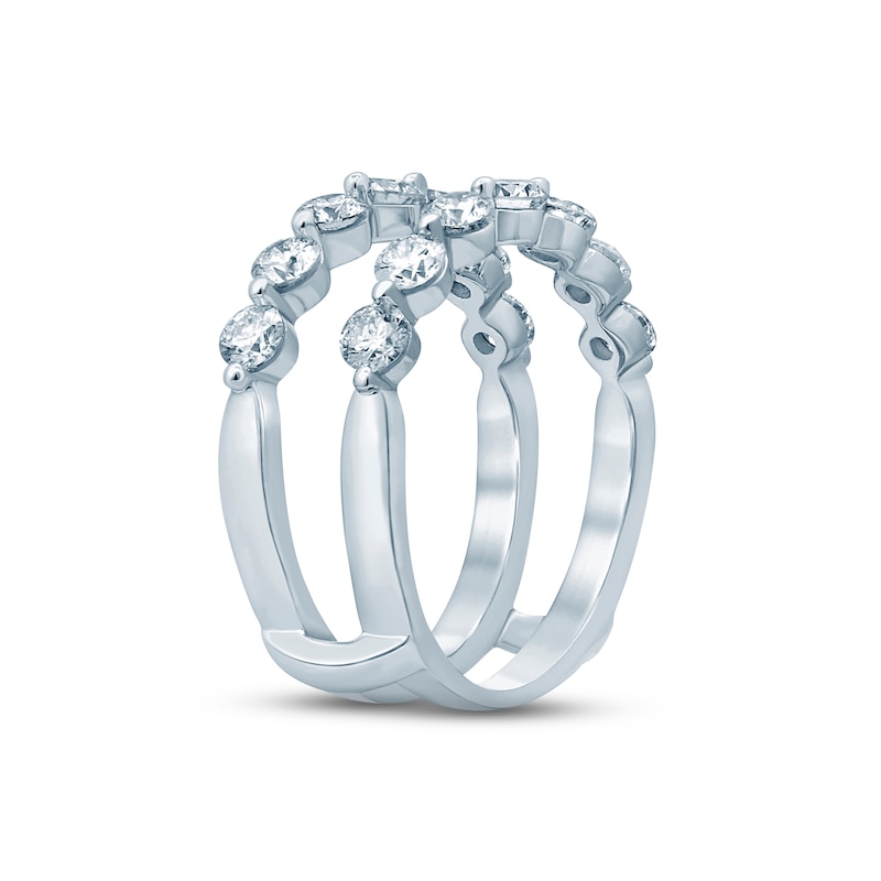Main Image 2 of Now + Forever Diamond Enhancer Ring 1-1/2 ct tw Round-cut 14K White Gold