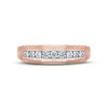 Thumbnail Image 2 of Men's Diamond Wedding Band 1/2 ct tw Round-cut 10K Rose Gold