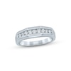 Thumbnail Image 0 of Men's Diamond Wedding Band 1/2 ct tw Round-cut 10K White Gold