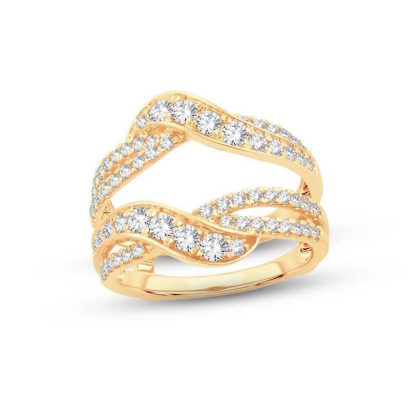 Main Image 1 of Now + Forever Diamond Enhancer Ring 1 ct tw Round-cut 14K Yellow Gold