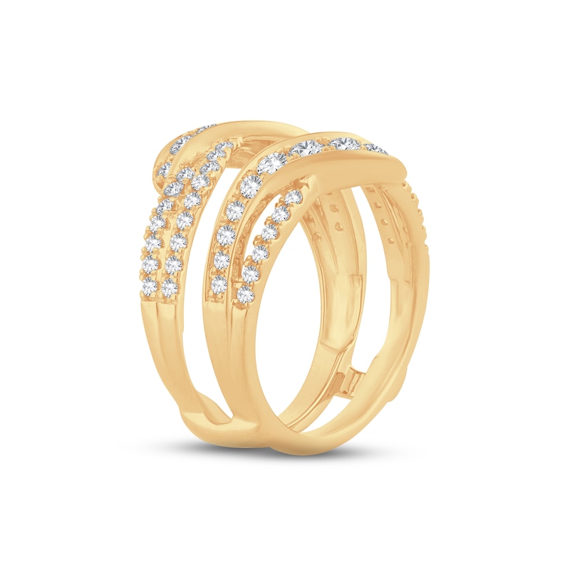 Main Image 2 of Now + Forever Diamond Enhancer Ring 1 ct tw Round-cut 14K Yellow Gold