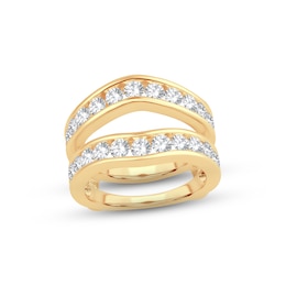 Now + Forever Diamond Enhancer Ring 2 ct tw Round-cut 14K Yellow Gold