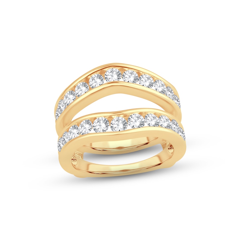 Main Image 1 of Now + Forever Diamond Enhancer Ring 2 ct tw Round-cut 14K Yellow Gold