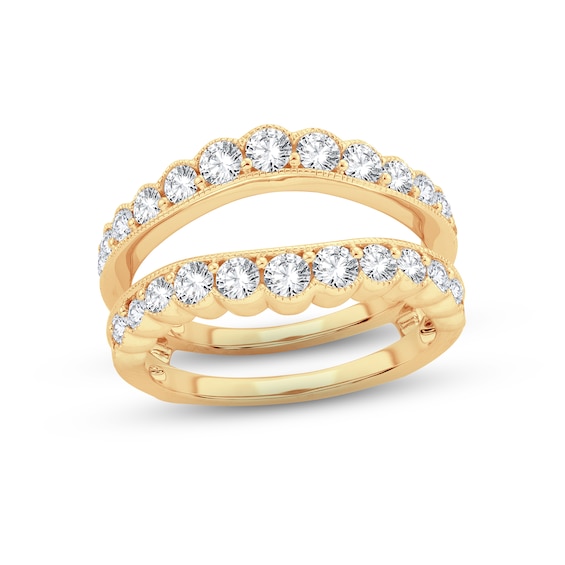 Now + Forever Diamond Enhancer Ring 1-1/4 ct tw Round-cut 14K Yellow Gold
