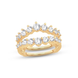 Now + Forever Diamond Enhancer Ring 1-1/2 ct tw Round-cut 14K Yellow Gold