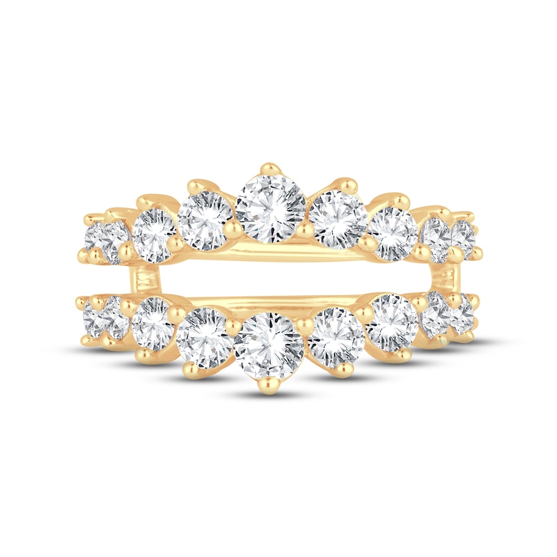 Main Image 3 of Now + Forever Diamond Enhancer Ring 1-1/2 ct tw Round-cut 14K Yellow Gold