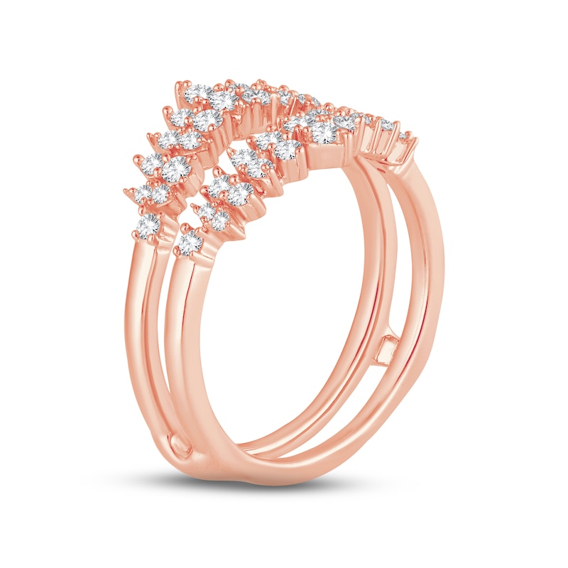 Main Image 2 of Now + Forever Diamond Enhancer Ring 1/2 ct tw Round-cut 14K Rose Gold
