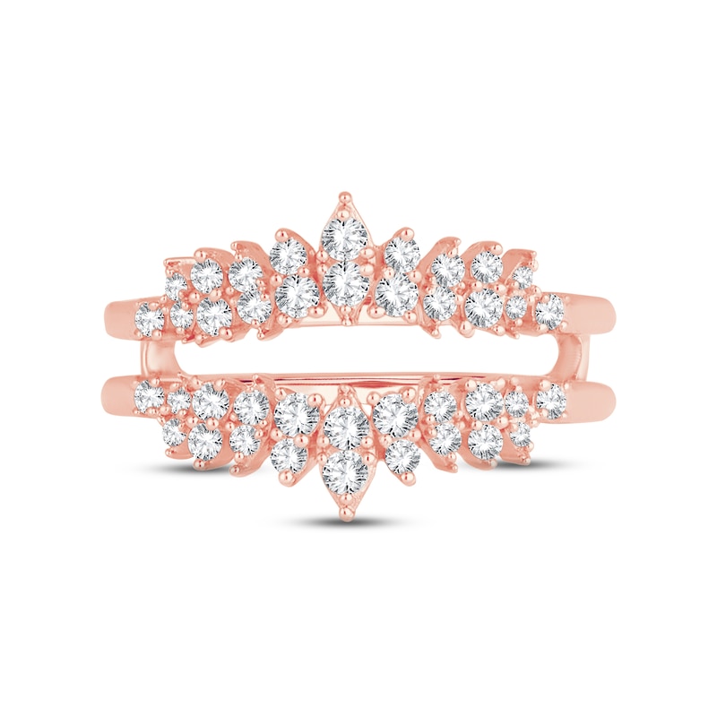 Main Image 3 of Now + Forever Diamond Enhancer Ring 1/2 ct tw Round-cut 14K Rose Gold