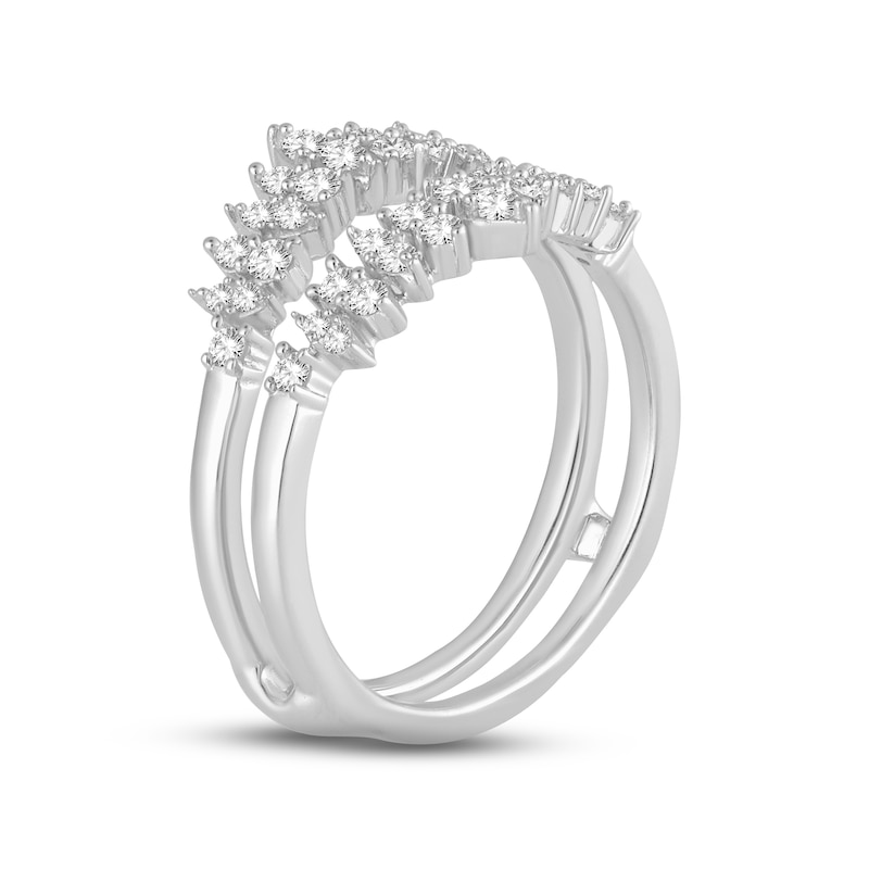 Main Image 2 of Now + Forever Diamond Enhancer Ring 1/2 ct tw Round-cut 14K White Gold
