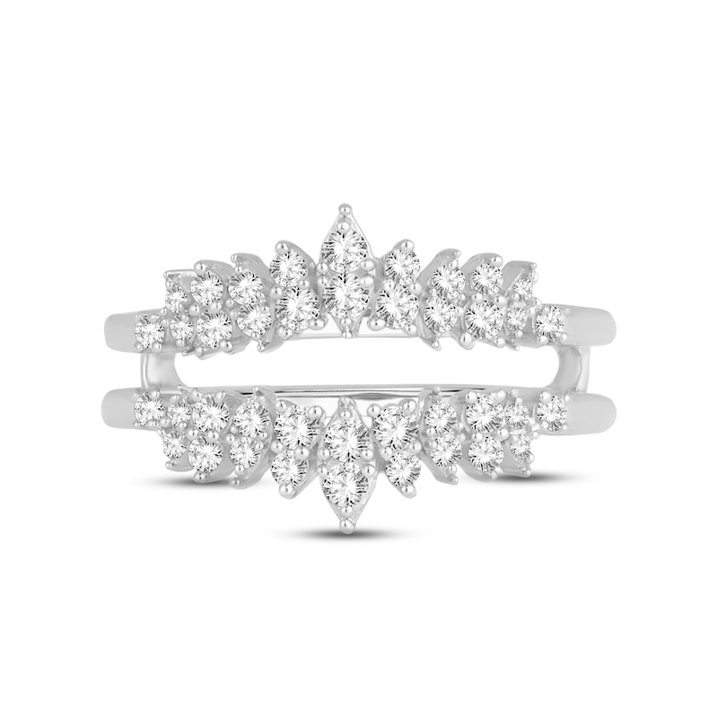 Main Image 3 of Now + Forever Diamond Enhancer Ring 1/2 ct tw Round-cut 14K White Gold