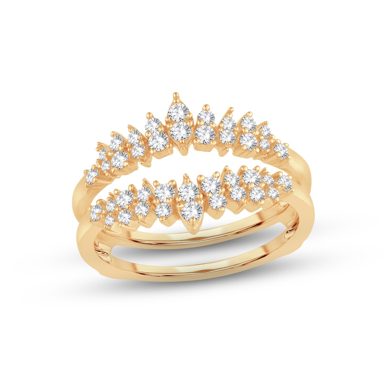 Main Image 1 of Now + Forever Diamond Enhancer Ring 1/2 ct tw Round-cut 14K Yellow Gold
