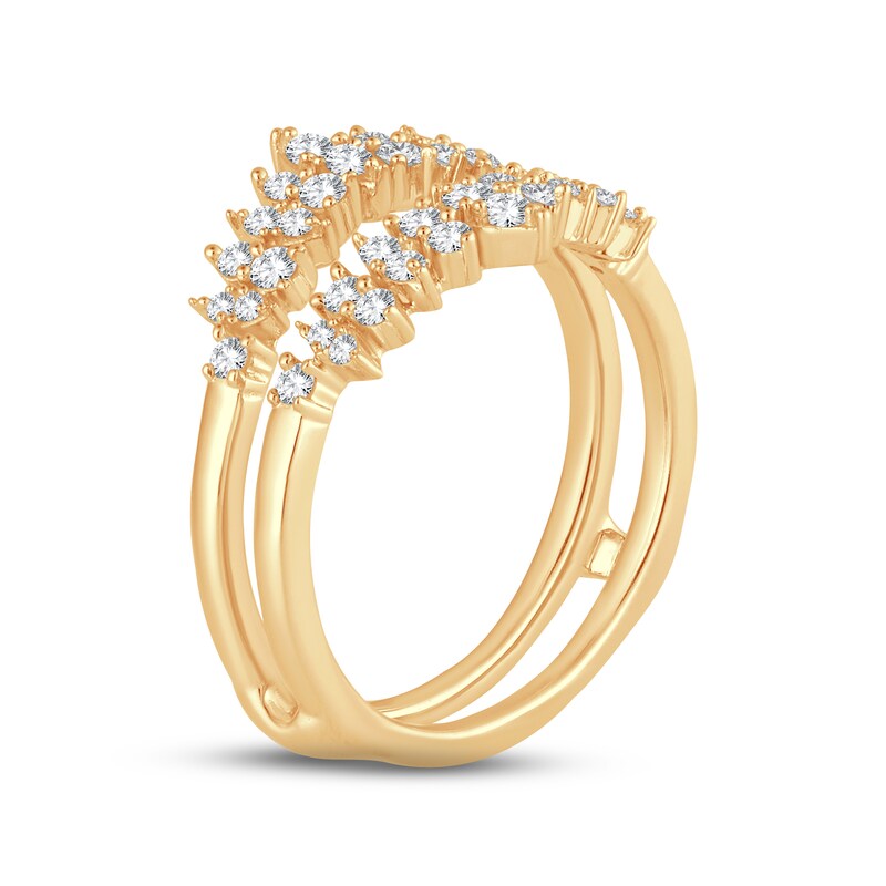 Main Image 2 of Now + Forever Diamond Enhancer Ring 1/2 ct tw Round-cut 14K Yellow Gold