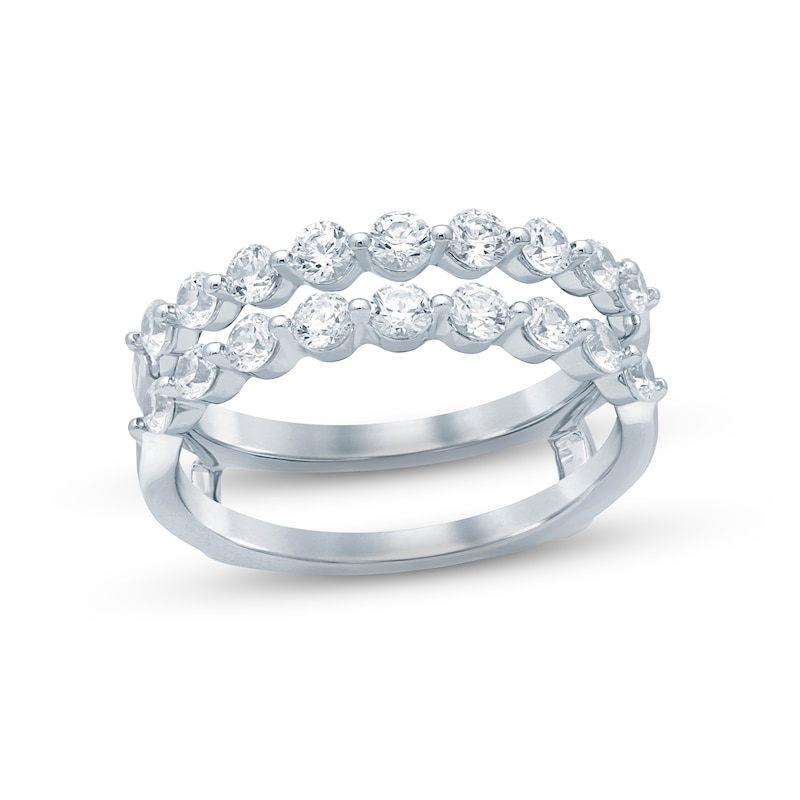 Main Image 1 of Now + Forever Diamond Enhancer Ring 1 ct tw Round-cut 14K White Gold