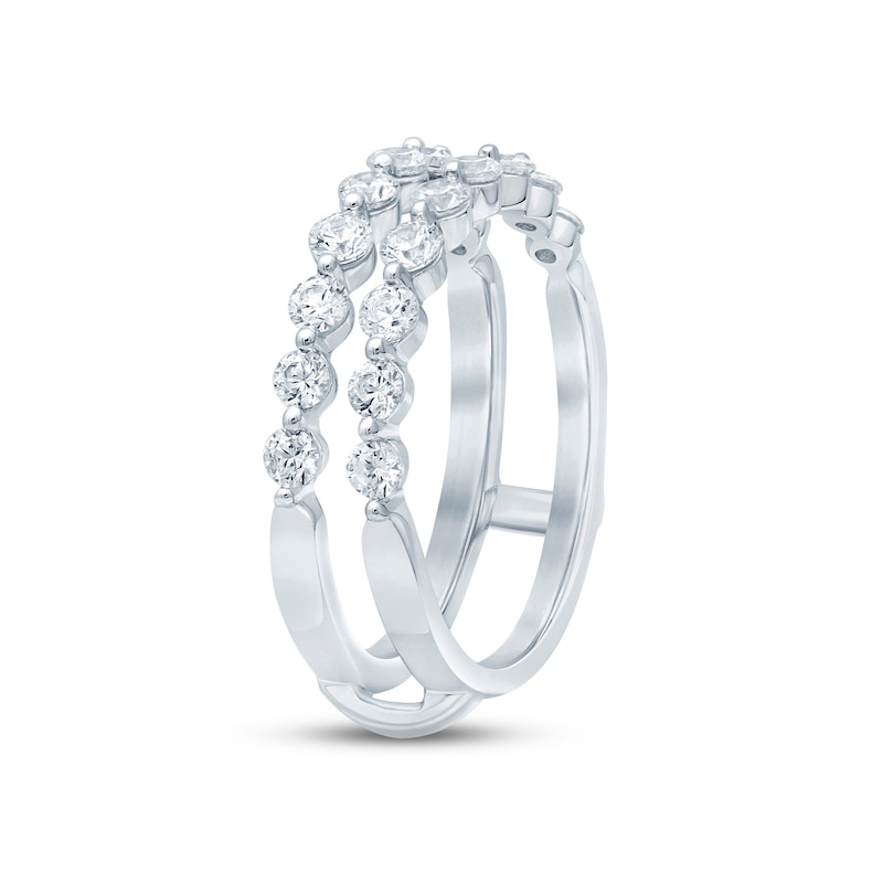 Main Image 2 of Now + Forever Diamond Enhancer Ring 1 ct tw Round-cut 14K White Gold
