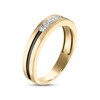 Thumbnail Image 1 of Men's Diamond Wedding Band 1/3 ct tw Square-cut 10K Yellow Gold