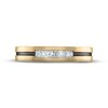 Thumbnail Image 2 of Men's Diamond Wedding Band 1/3 ct tw Square-cut 10K Yellow Gold