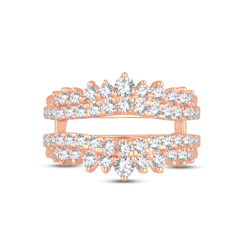 Main Image 3 of Now + Forever Diamond Enhancer Ring 1-1/4 ct tw Round-cut 14K Rose Gold