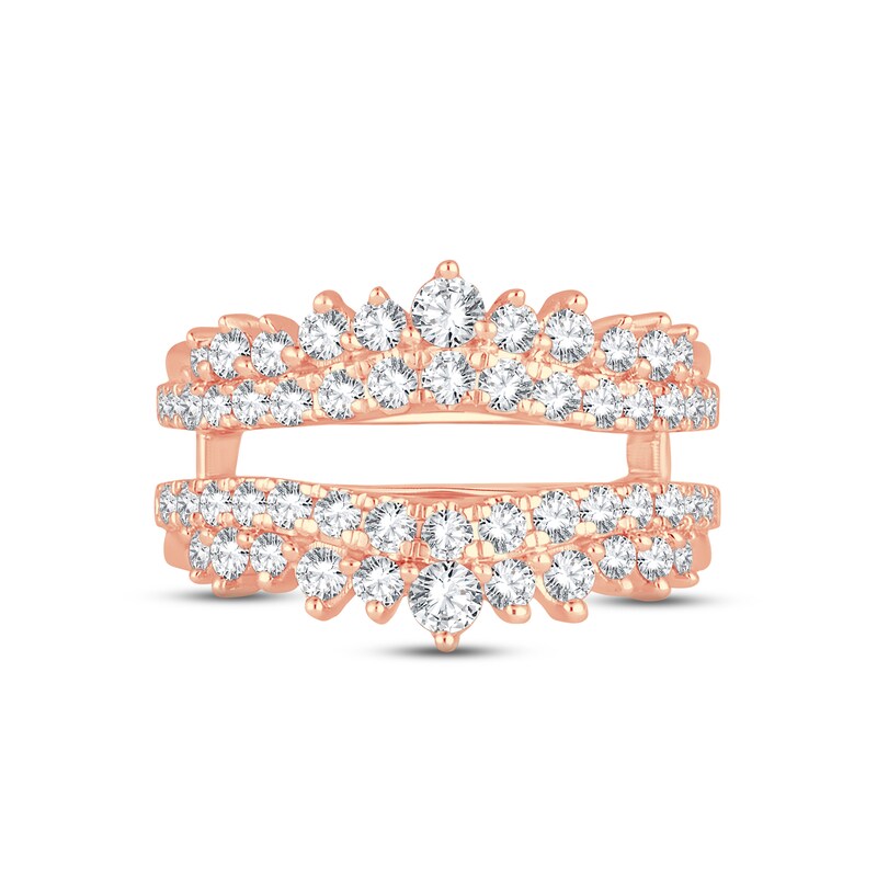 Diamond Enhancer Ring 1-1/4 ct tw Round-cut 14K Rose Gold