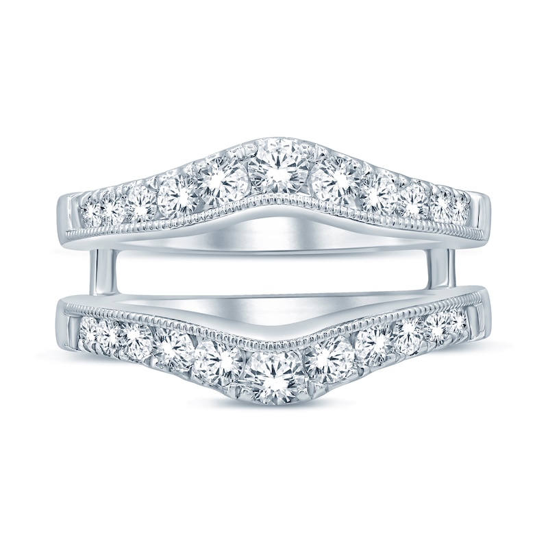 Main Image 3 of Now + Forever Diamond Enhancer Ring 1 ct tw Round-cut 14K White Gold
