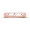 Thumbnail Image 3 of Now + Forever Men's Diamond Wedding Band 1/10 ct tw Round-cut 10K Rose Gold