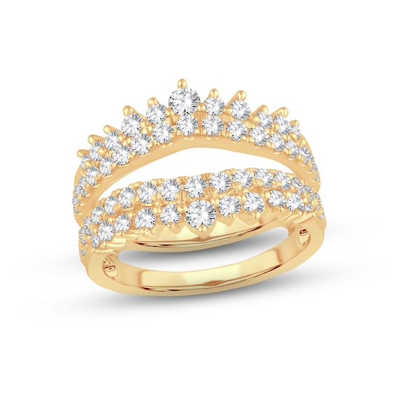 Now + Forever Diamond Enhancer Ring 1-1/4 ct tw Round-cut 14K Yellow Gold