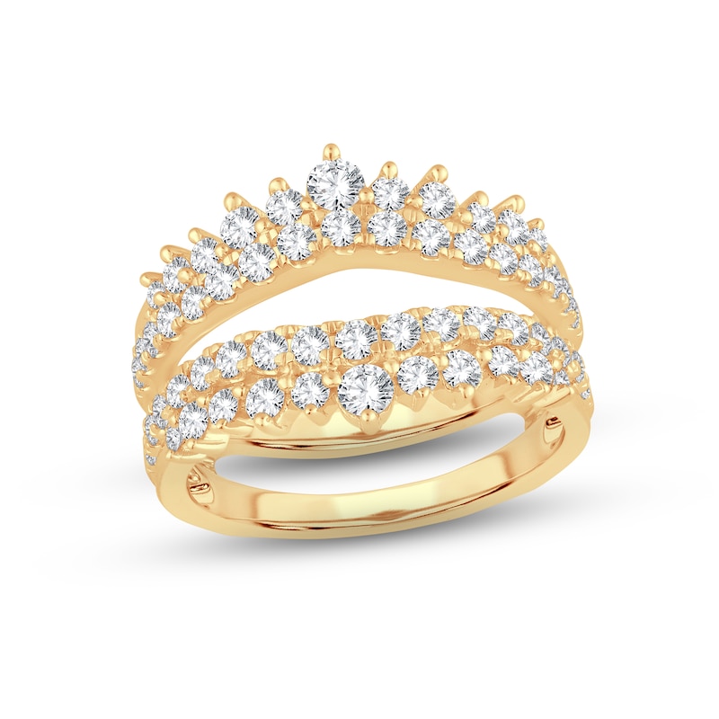 Main Image 1 of Now + Forever Diamond Enhancer Ring 1-1/4 ct tw Round-cut 14K Yellow Gold