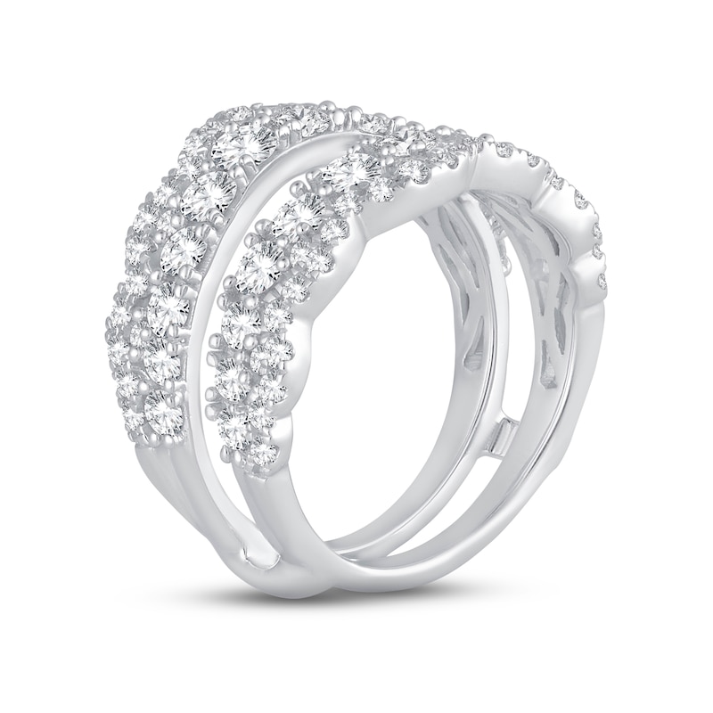 Main Image 2 of Now + Forever Diamond Enhancer Ring 2 ct tw Round-cut 14K White Gold