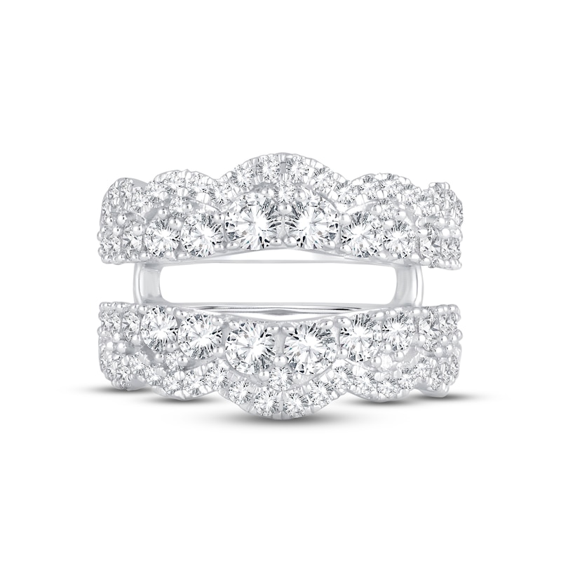 Main Image 3 of Now + Forever Diamond Enhancer Ring 2 ct tw Round-cut 14K White Gold