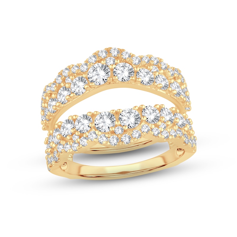 Main Image 1 of Now + Forever Diamond Enhancer Ring 2 ct tw Round-cut 14K Yellow Gold
