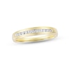 Thumbnail Image 1 of Now + Forever Men's Diamond Wedding Band 1/8 ct tw Round-cut 10K Yellow Gold