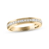 Thumbnail Image 1 of Now + Forever Men's Diamond Wedding Band 1/3 ct tw Round & Baguette-cut 10K Yellow Gold