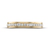 Thumbnail Image 2 of Men's Diamond Wedding Band 1/3 ct tw Round & Baguette-cut 10K Yellow Gold