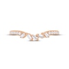 Thumbnail Image 3 of Diamond Contour Enhancer Ring 1/4 ct tw Baguette & Round-cut 14K Rose Gold