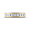 Thumbnail Image 2 of Men's THE LEO Diamond Wedding Band 1 ct tw Round-cut 14K Two-Tone Gold