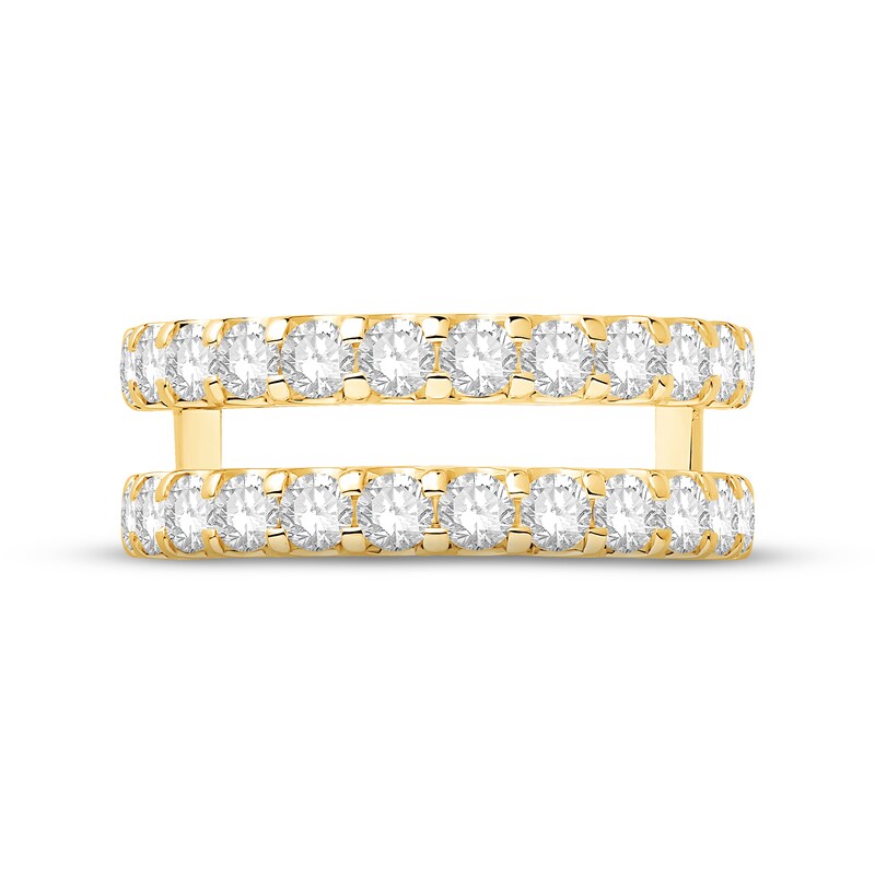 Diamond Enhancer Ring 1-1/2 ct tw Round-cut 14K Yellow Gold
