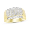 Thumbnail Image 0 of Men's Diamond Ring 1 ct tw Baguette & Round-cut 10K Yellow Gold