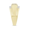 Thumbnail Image 1 of Men's Diamond Ring 1 ct tw Baguette & Round-cut 10K Yellow Gold