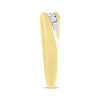 Thumbnail Image 1 of Men's Diamond Wedding Band 1/10 ct tw Round-cut 10K Yellow Gold