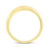 Thumbnail Image 2 of Men's Diamond Wedding Band 1/10 ct tw Round-cut 10K Yellow Gold